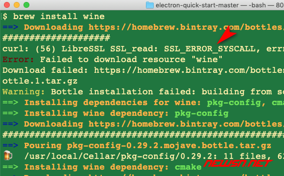 苏南大叔：Wine cannot currently be installed from source on macOS - wine-006